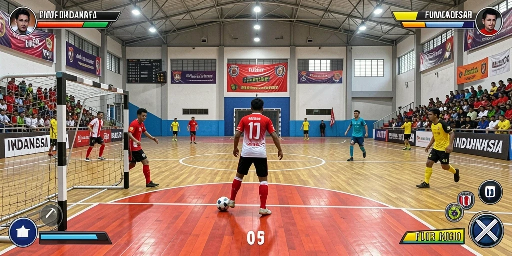 Fitur chat untuk berinteraksi dengan pemain lain.