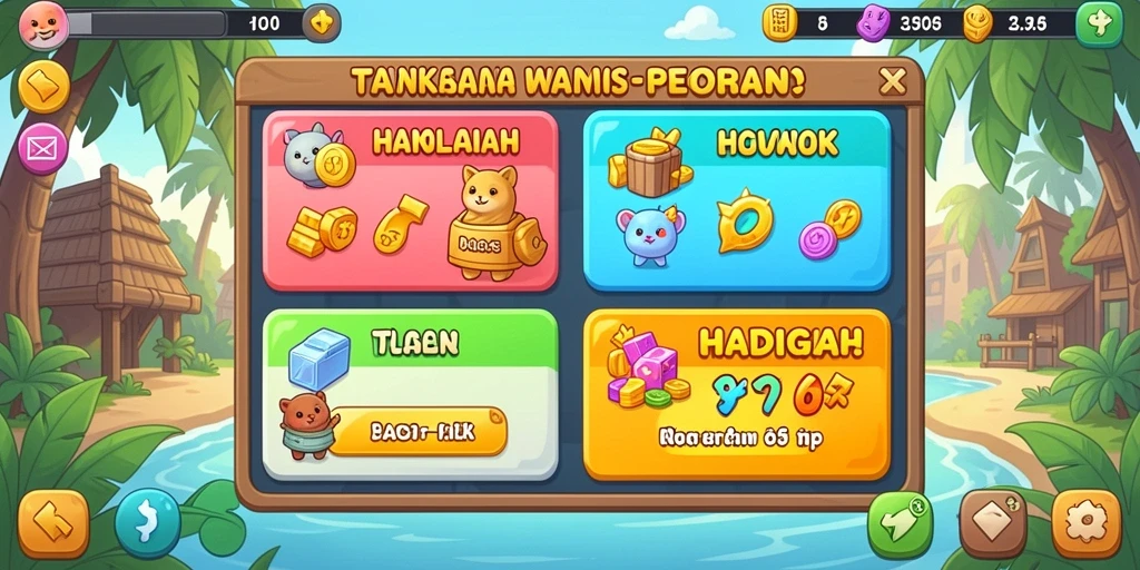Screenshot ketiga memperlihatkan grafis menakjubkan dari dunia LETSTHOR.
