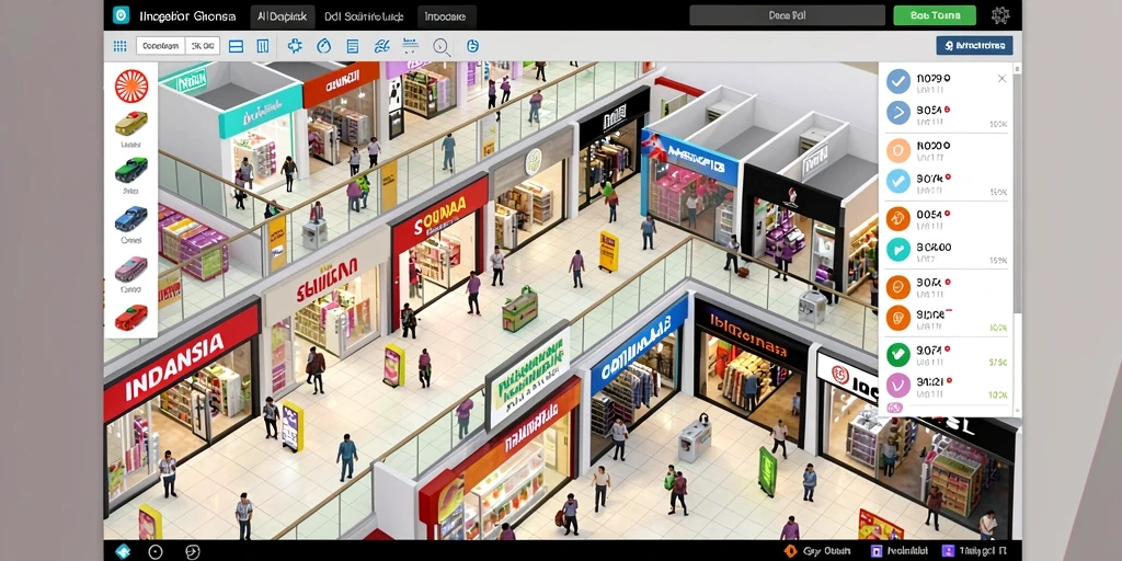 Tampilan antarmuka yang user-friendly dan modern.